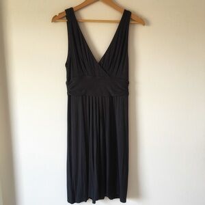 LOFT Sleeveless V-Neck Midi Dress